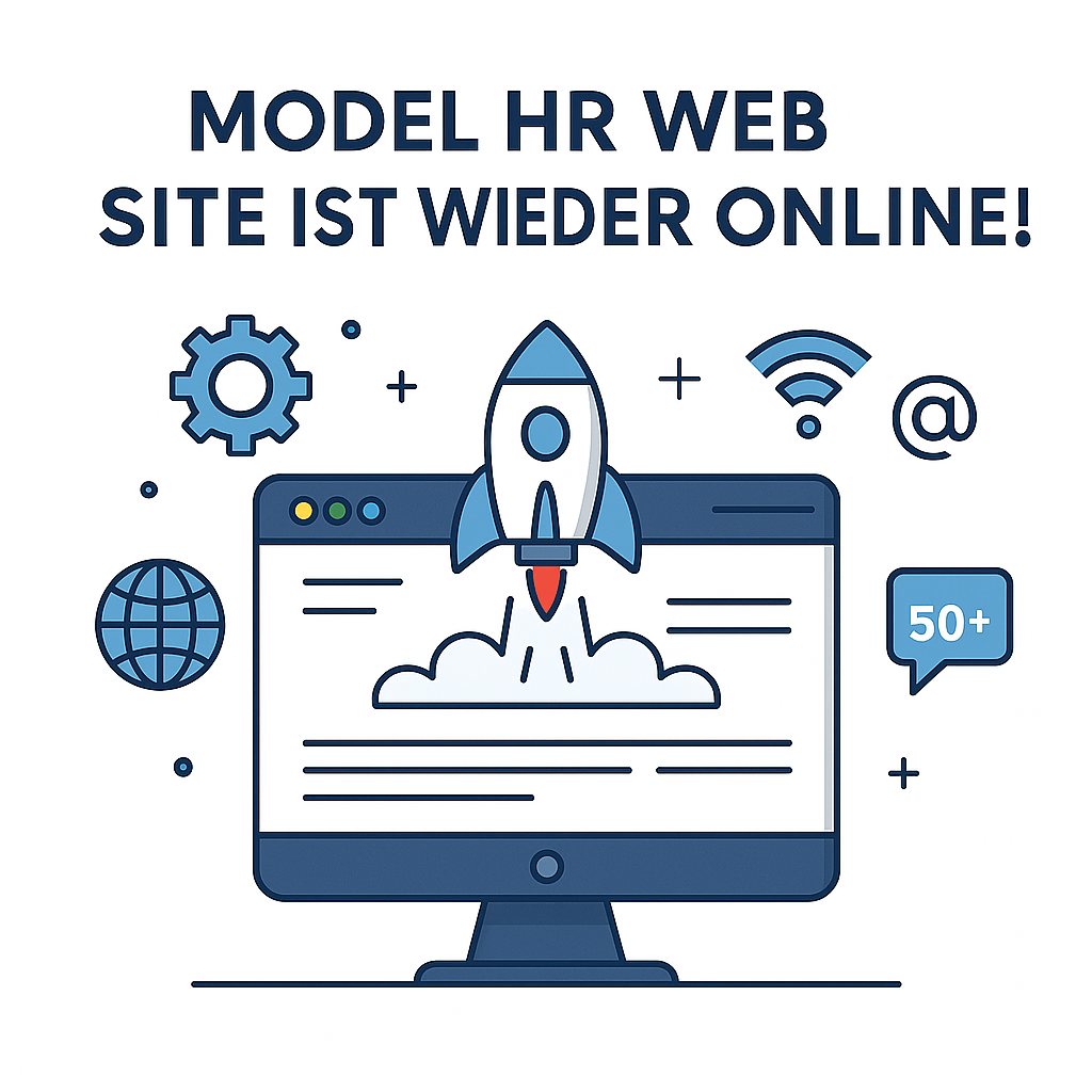 Unsere Model-HR-Website ist wieder für Sie da!