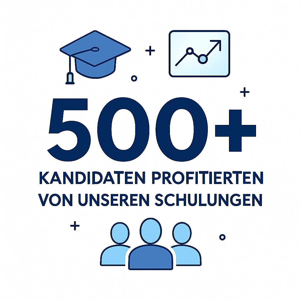 In diesem Jahr profitierten über 500 Kandidaten von unseren Schulungen!