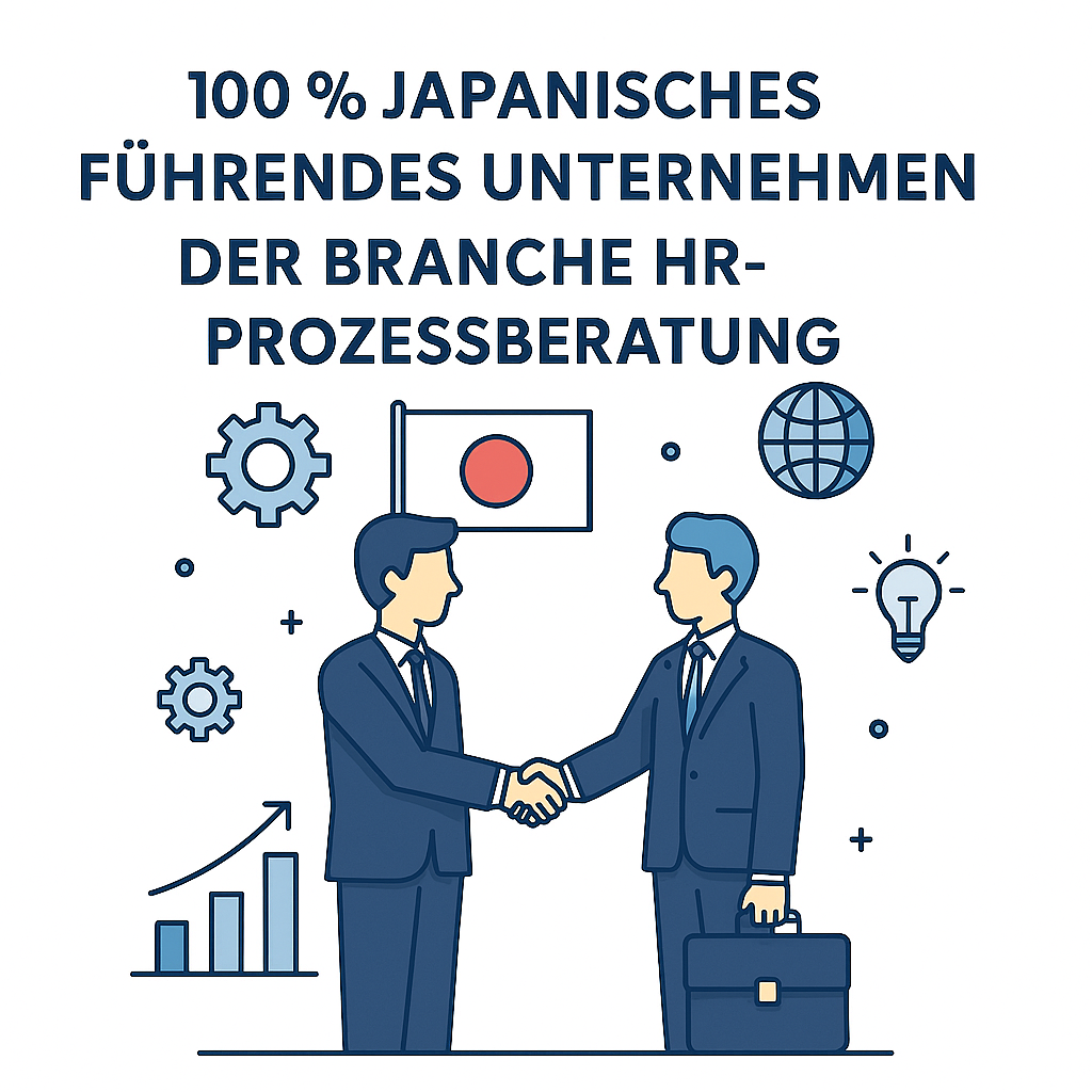 HR-Prozessberatung für ein 100 % japanisches, führendes Unternehmen der Branche
