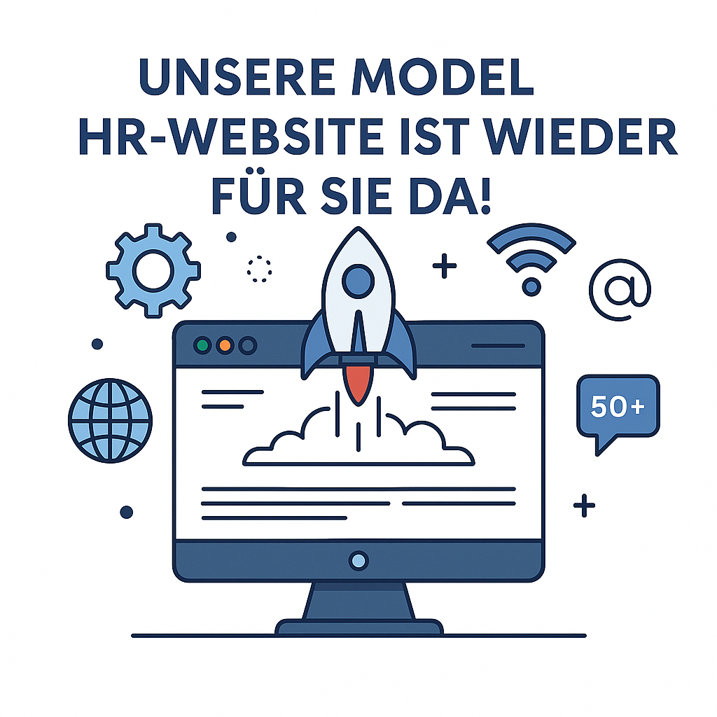Model HR-Webseite – Jetzt neu für Sie da!