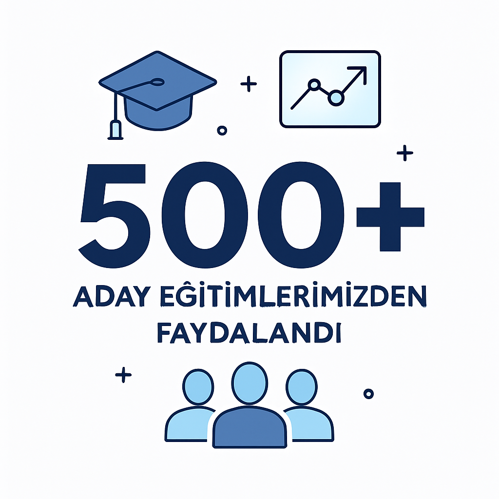 Bu Yıl 500+ Aday Eğitimlerimizden Faydalandı!